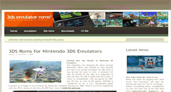 Desktop Screenshot of 3dsemulatorroms.com